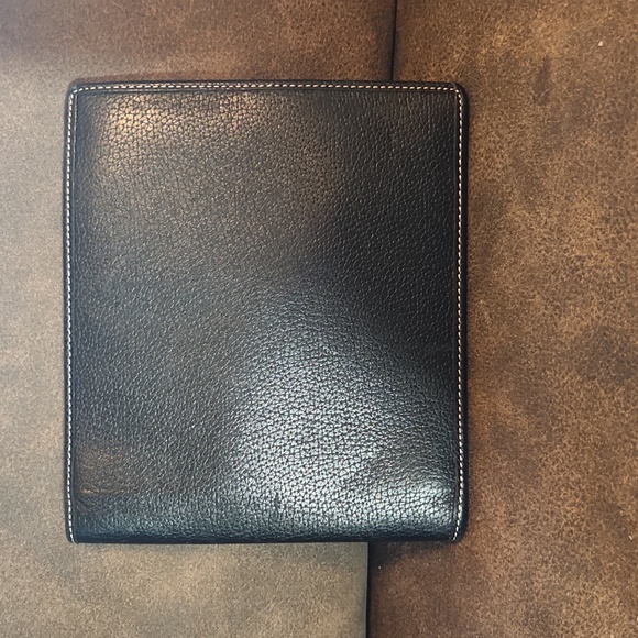 Vintage Black and Brown Leather Passport CaseJournal // Travel WalletBy Coach - Picture 2 of 4